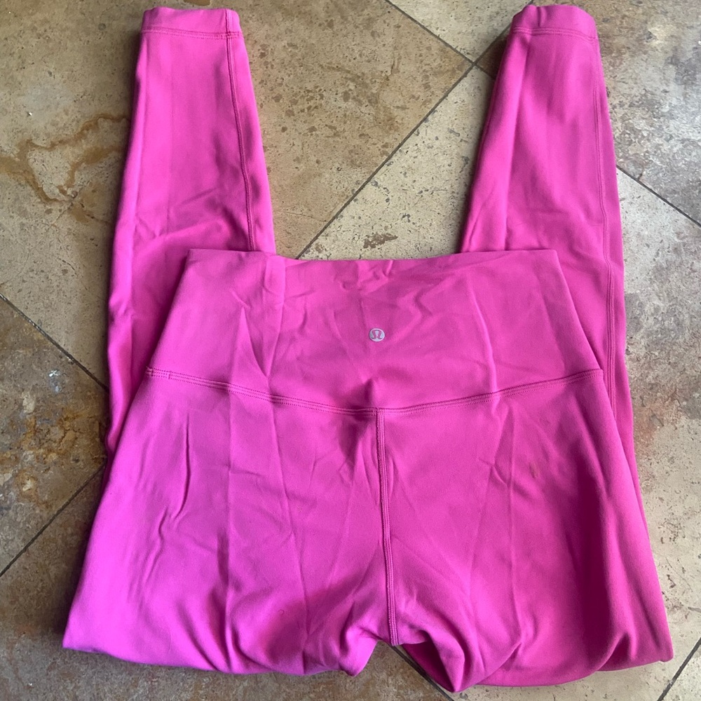 Bright Pink Lululemon Leggings